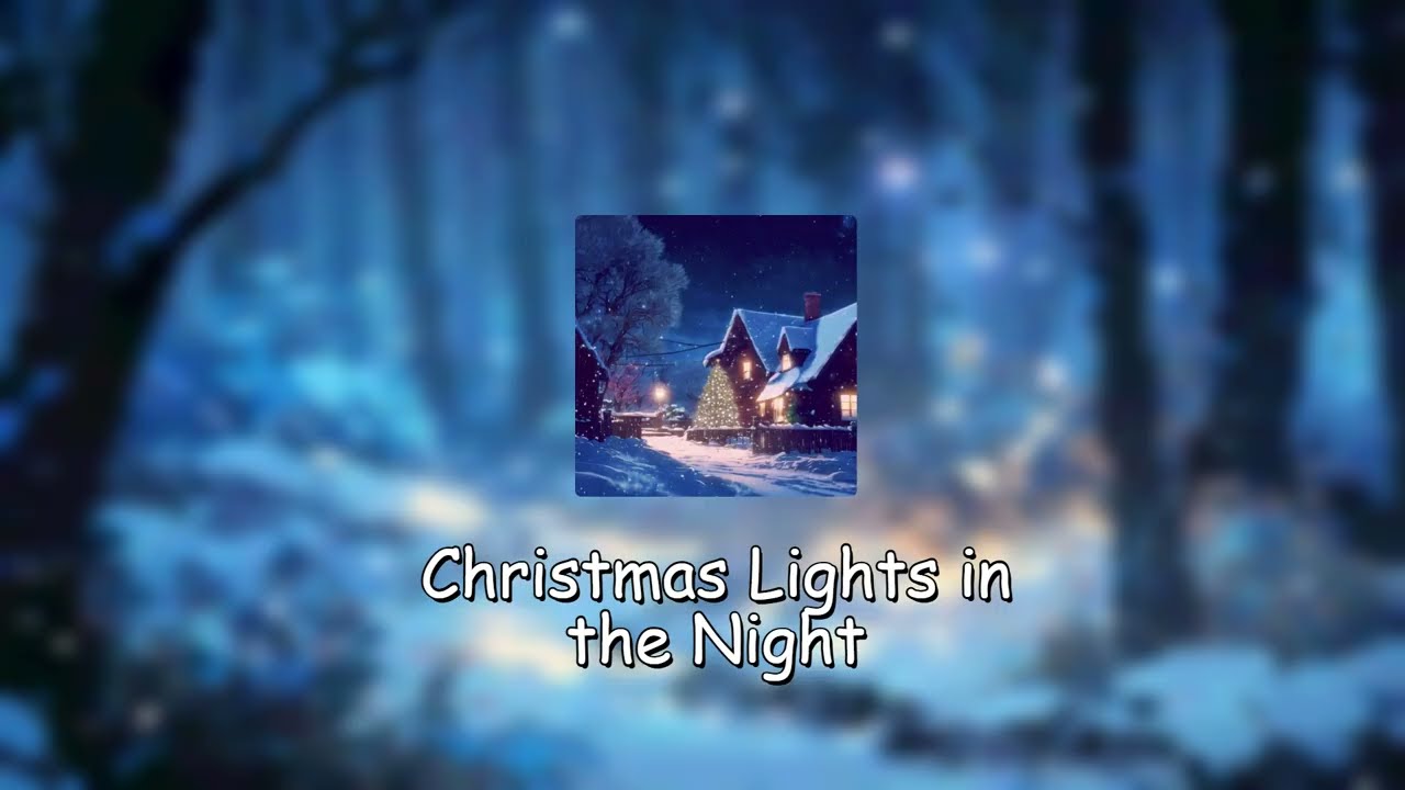 Christmas Chill Night 🌙🎄 | Cozy Lofi Pop to Relax & Study | Anime Winter Vibes | AI Music