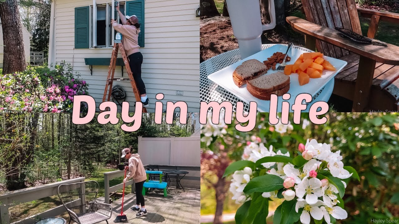 A DAY IN MY LIFE| Single Mom Homemaking, Housework, Spring Day| Tres Chic Mama