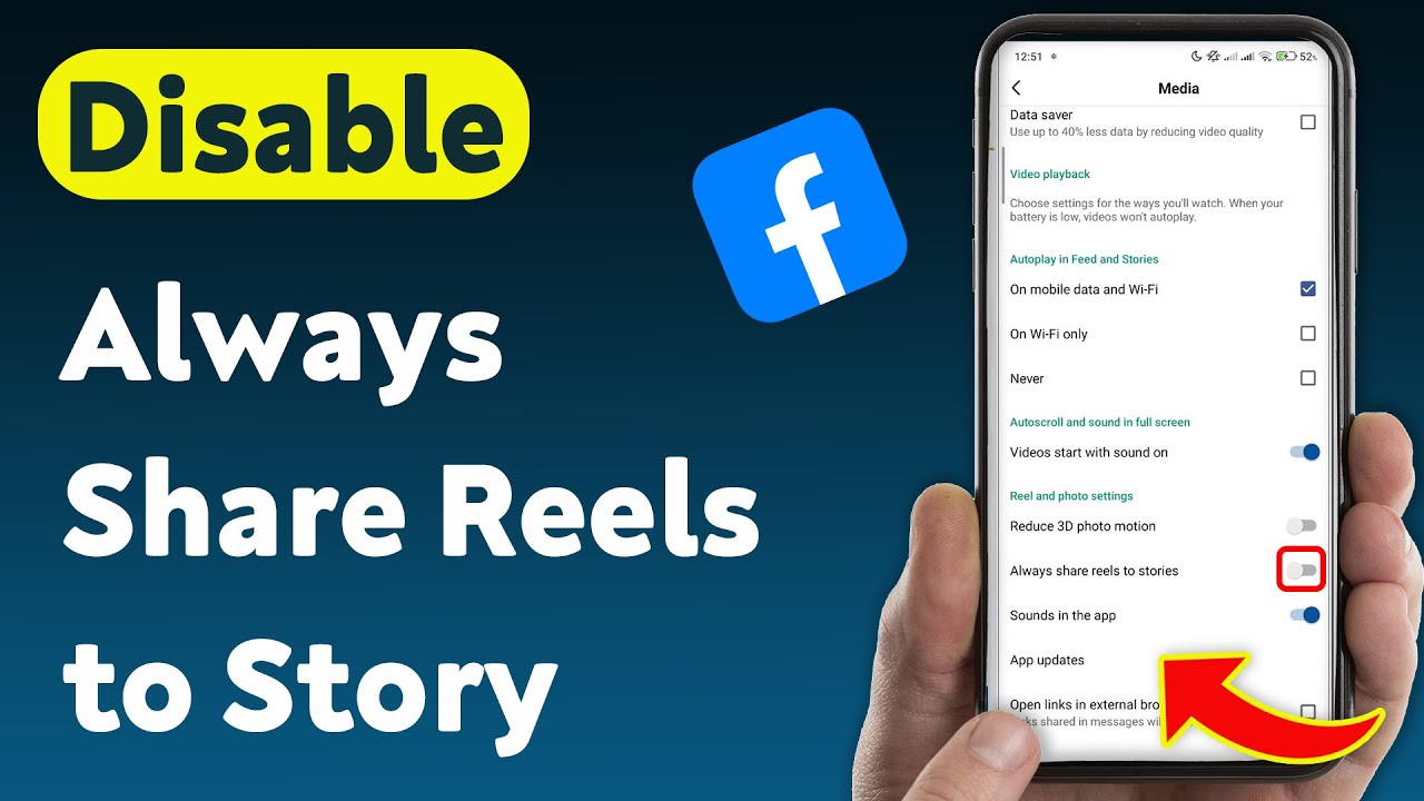 How To Disable Always Share Reels to Story On Facebook (Updated)