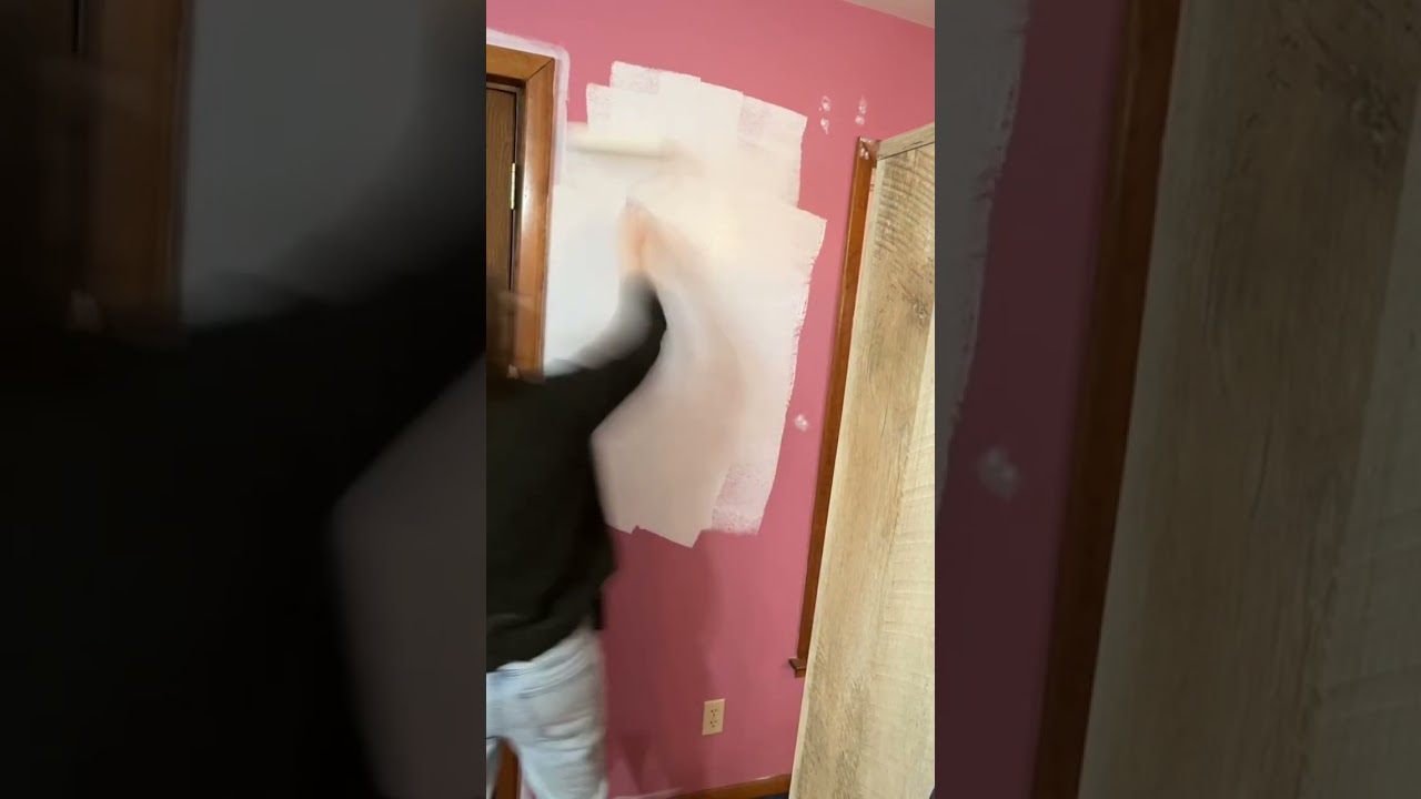 Phase 1: Goodbye Pink Walls! #diy #home #renovation #transformation #painting #newhome #new #house