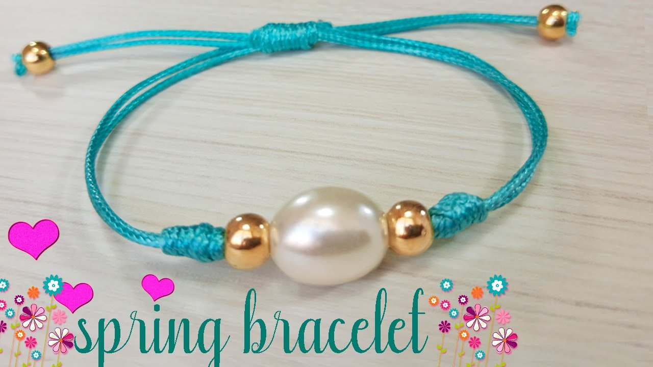 👍✔COMO HACER ESTA PULSERA  DOBLE HILO  SUPER FÁCIL💜