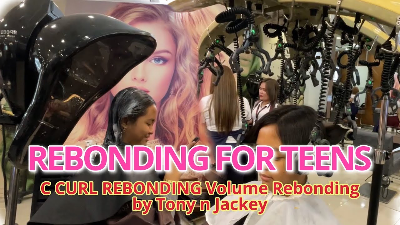 Rebonding for Teens | C Curl Rebond by Tony n’ Jackey TnJ | Volume Rebond | Sy Sherwin | with Maizel