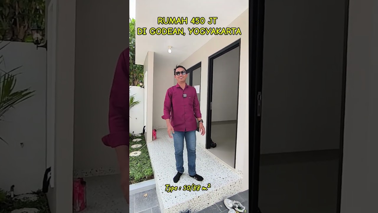 RUMAH BARU 450 JT DI GODEAN SLEMAN YOGYAKARTA AKSES KE KOTA ENAK#rumahdijualjogja #inforumahjogja