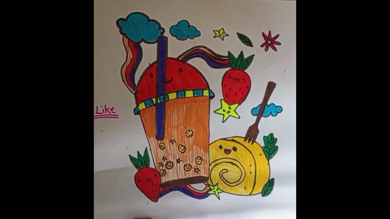 Kids drawing no colors 😭# #art #drawing #childrensart #kids