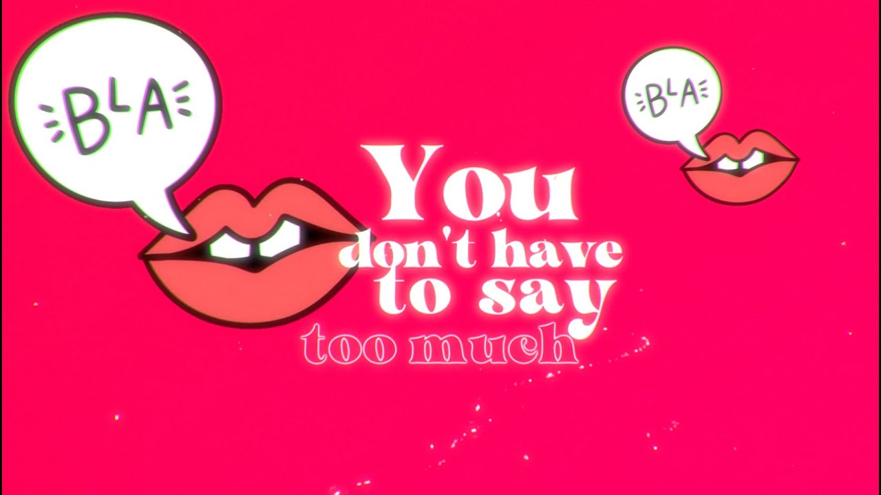 Anthea - say too much (Official Lyric Video)