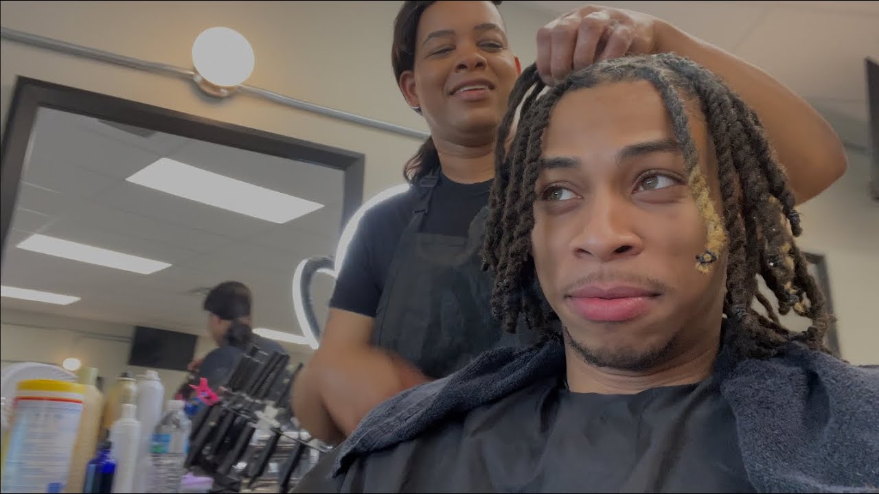 AMAZING Dreadlock Transformation - First Retwist After 2 Months!