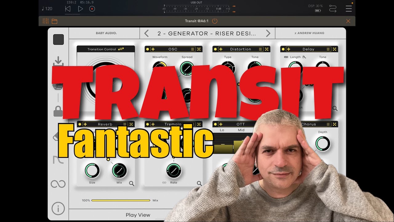 Baby Audio Transit Review AUv3 FX Best Multi Plugin - Demo / Tutorial