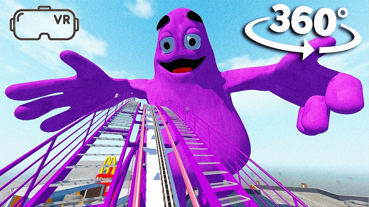 360&deg; VR Grimace Shake  - Roller Coaster