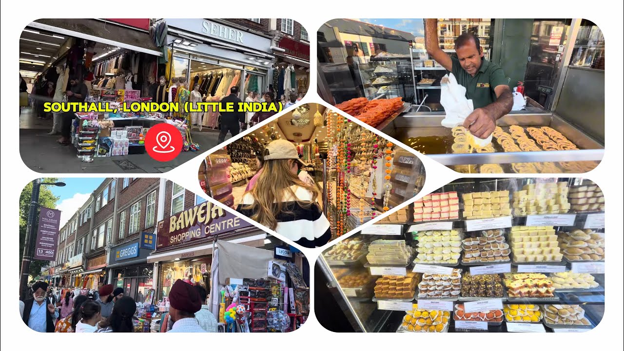 Southall (Little India 🇮🇳 ), London 🇬🇧 Visit With Family | Southall Market Street Vlog