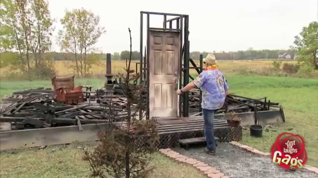 Blind Man Burned House Prank