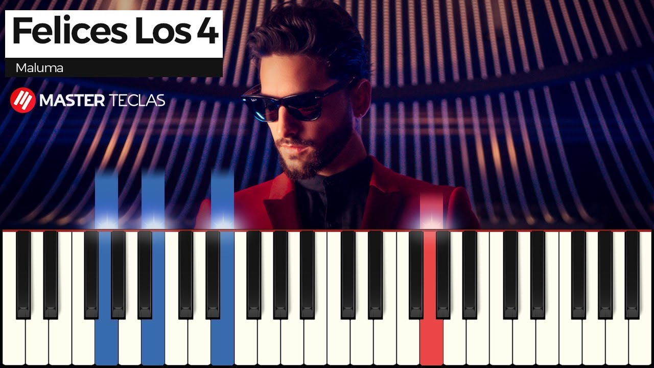 Felices Los 4 - Maluma | Piano Tutorial