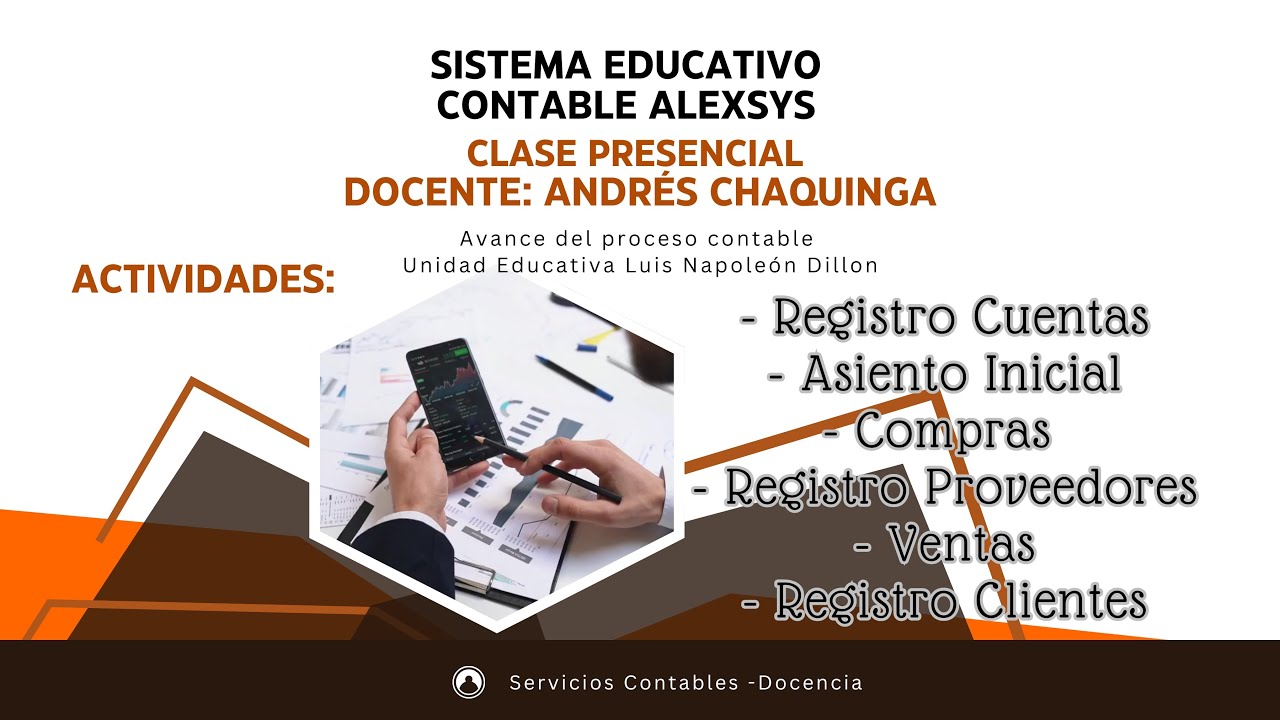 Sistema contable Alexsys - Registro de Cuentas - Asiento Inicial - Compras -Ventas Colegio Dillon