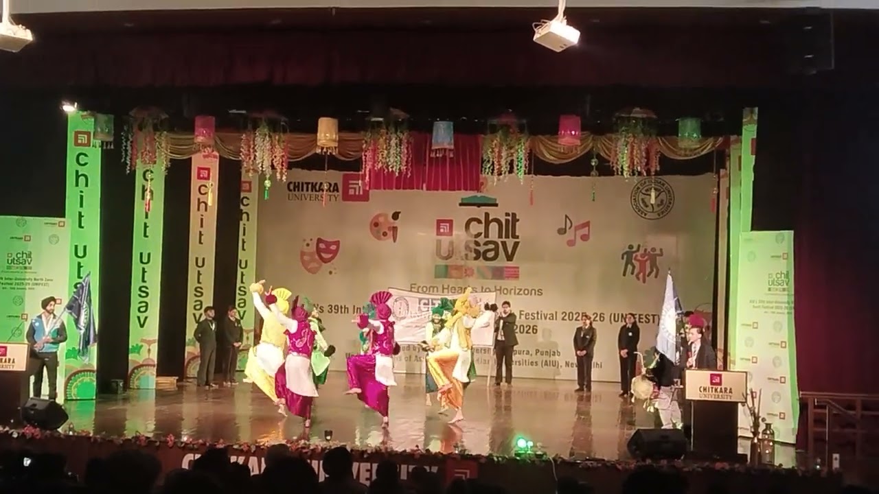 #AIU Youth Festival 2026#youth festival North Zone #39th Inter university#chitkara university
