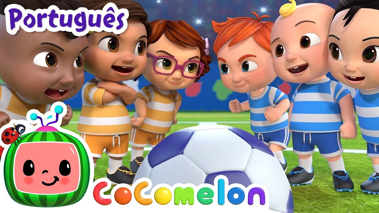 Show de Bola Mais Esperado | Canção do Futebol | CoComelon Brasil | Músicas Infantis em Português