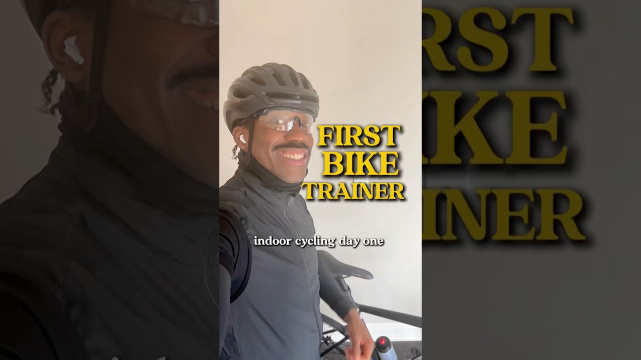 Bike trainer setup day 🚴🏾‍♂️ First time indoor cycling, learning as I go 