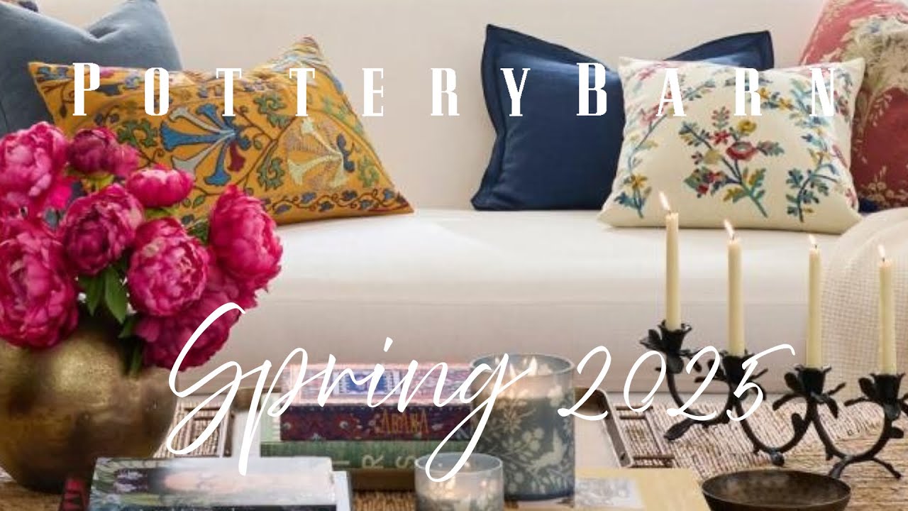 Pottery Barn Elegant Country Spring Home Decor 2025