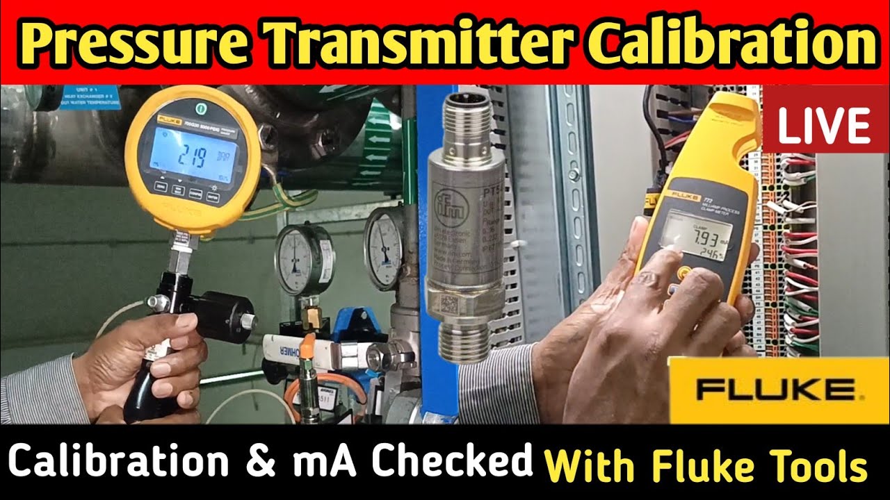 Pressure Transmitter Calibration | Field Calibration with Fluke 700 PTP1
