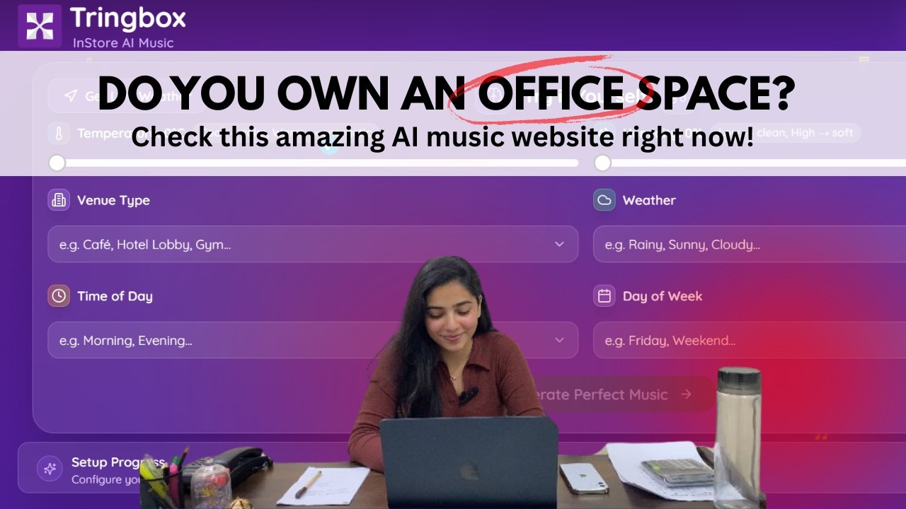 How AI Automatically Controls Office Music | Tringbox Instore AI at Autopal