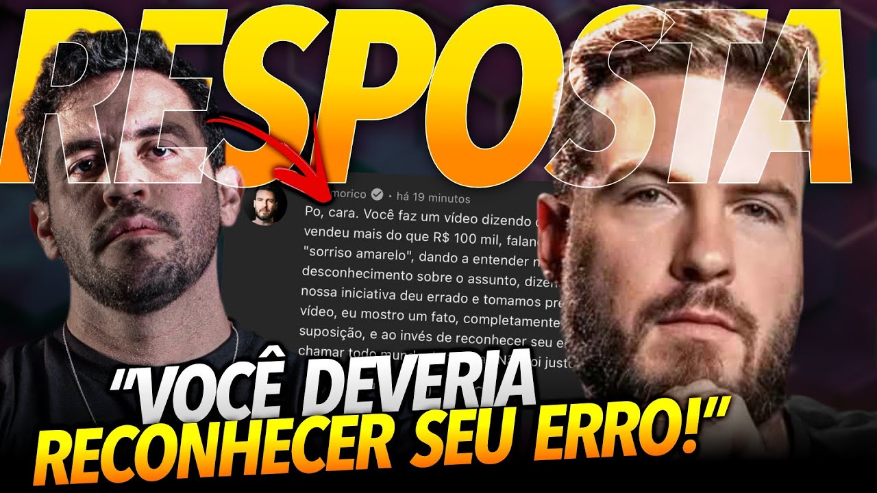 RESPOSTA AO PRIMO RICO *ele comentou em meu vídeo