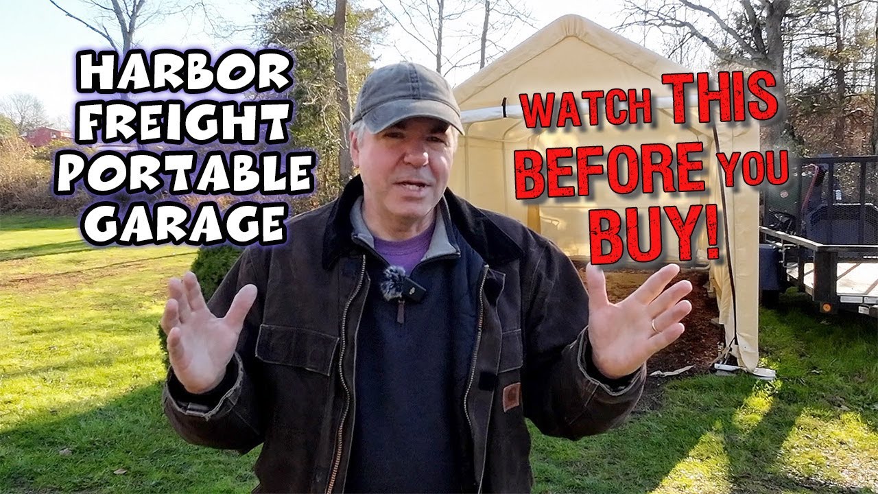 #125 Harbor Freight Portable Garage Update - Does it Last? Harbor Freight Carport