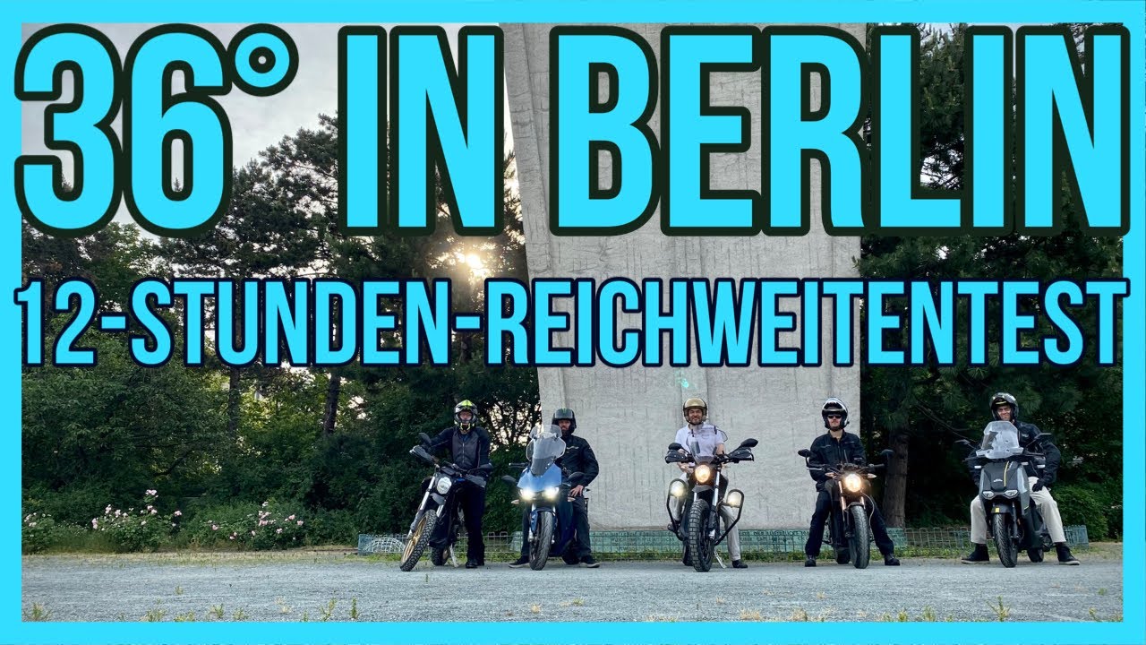 Großer Reichweitentest - Elektromotorräder im Stadtverkehr