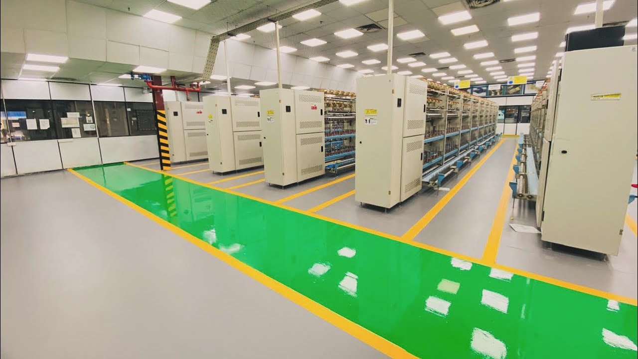 Epoxy industrial flooring start to finish…