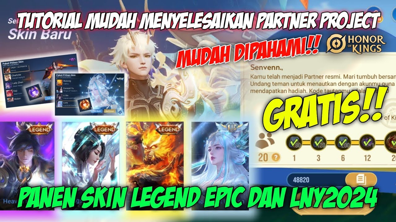 Tutorial Menyelesaikan Event Partner Project Di HOK Menggunakan 10 Akun Gmail aja - Honor Of Kings
