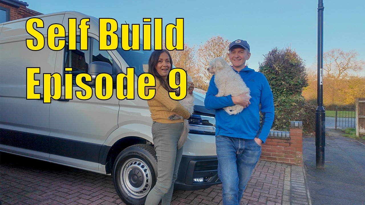 VW Crafter Self Build Ep9:  The Bulkhead is OUT! / Petrol Blue & Bamboo! | DIY Campervan 2026