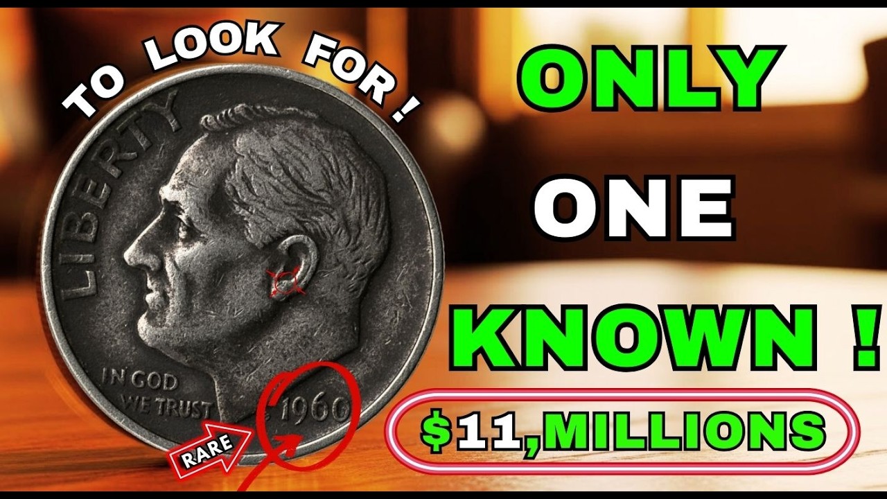 ТОП-7 самых ценных десятицентовых монет Рузвельта, которые стоят ОГРОМНЫХ денег! | Редкие десятиц...