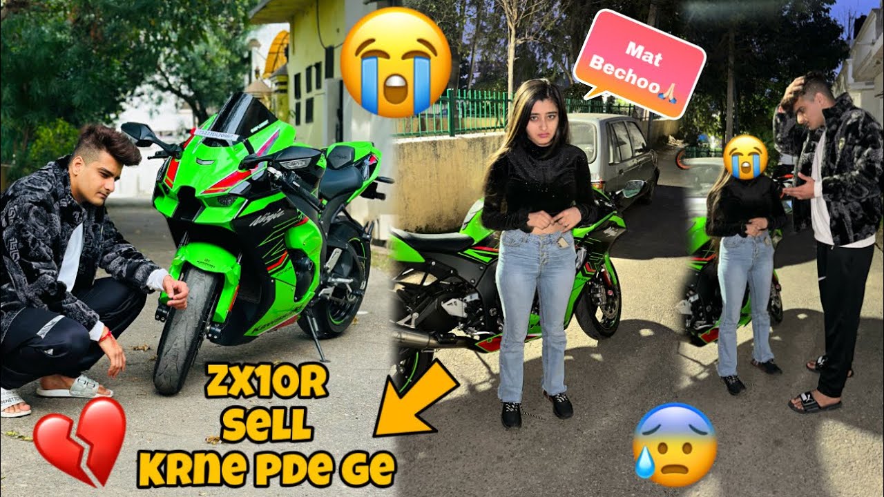 Zx10R ko sell krna pde ga 😭💔 || Sab Katham 💔 || @Motovlogger Jannu stuntz