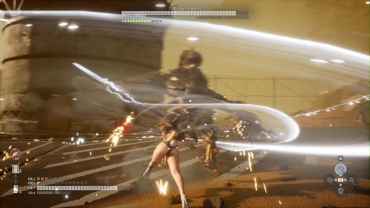 STALKER boss fight, hard (StellarBlade/ng+) ps5