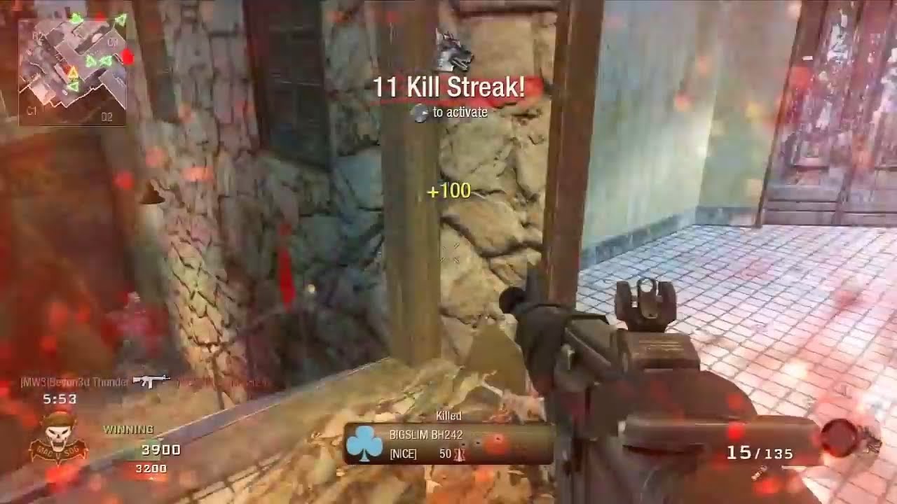 Геймплей Attack Dogs! Call of Duty: Black Ops Лучшая серия убийств в COD BO1 (мультиплеер Ханой TDM)