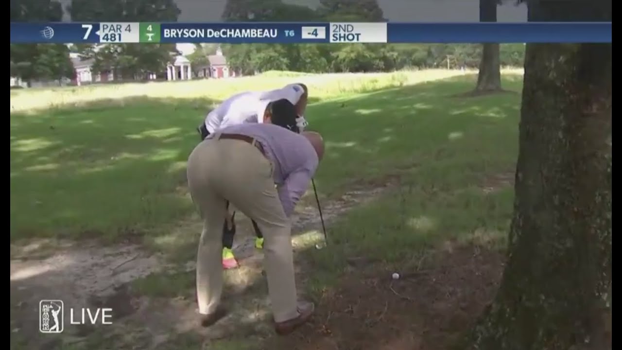Bryson DeChambeau vs. Ants and Animal Holes: double bogeys at WGC-FedEx St. Jude (7/30/2020)
