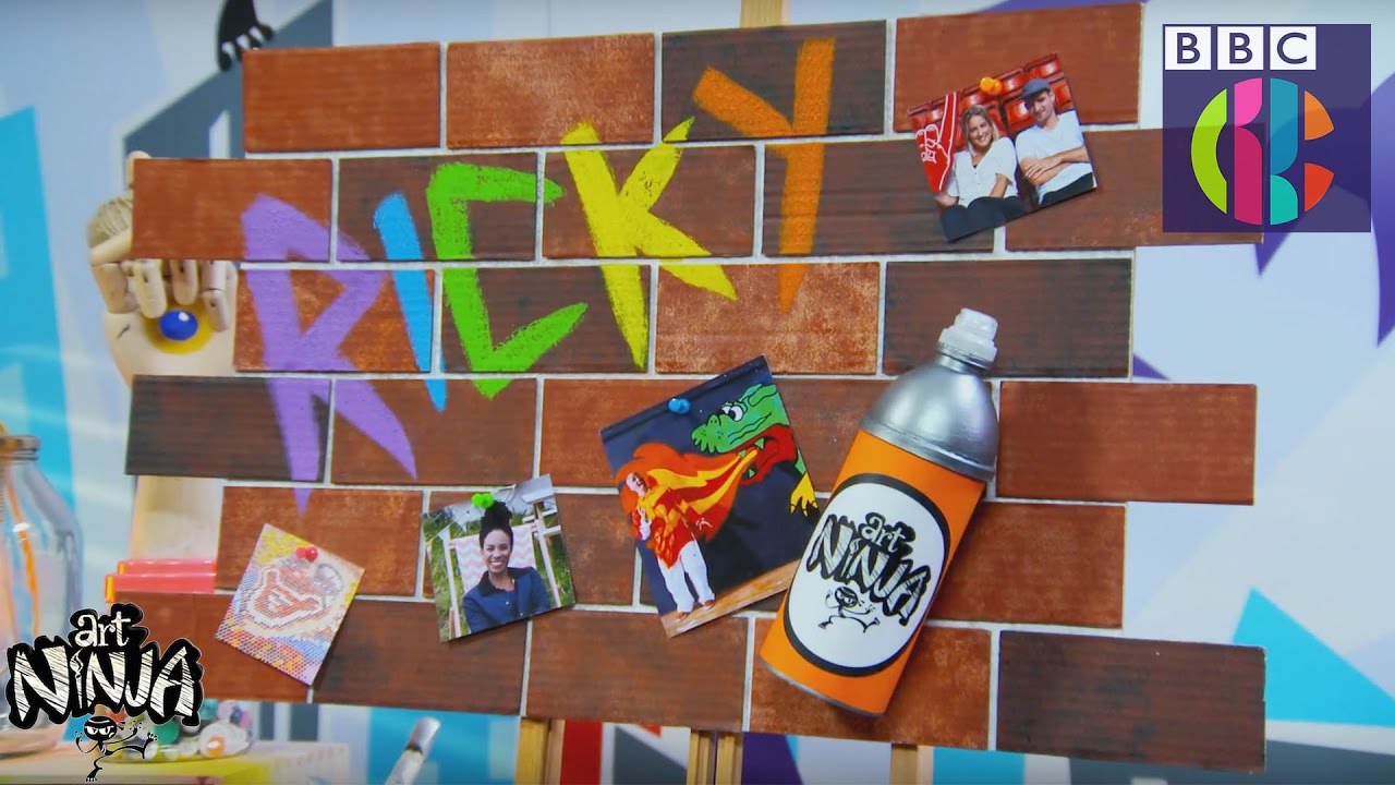 How to make a graffiti pinboard | CBBC