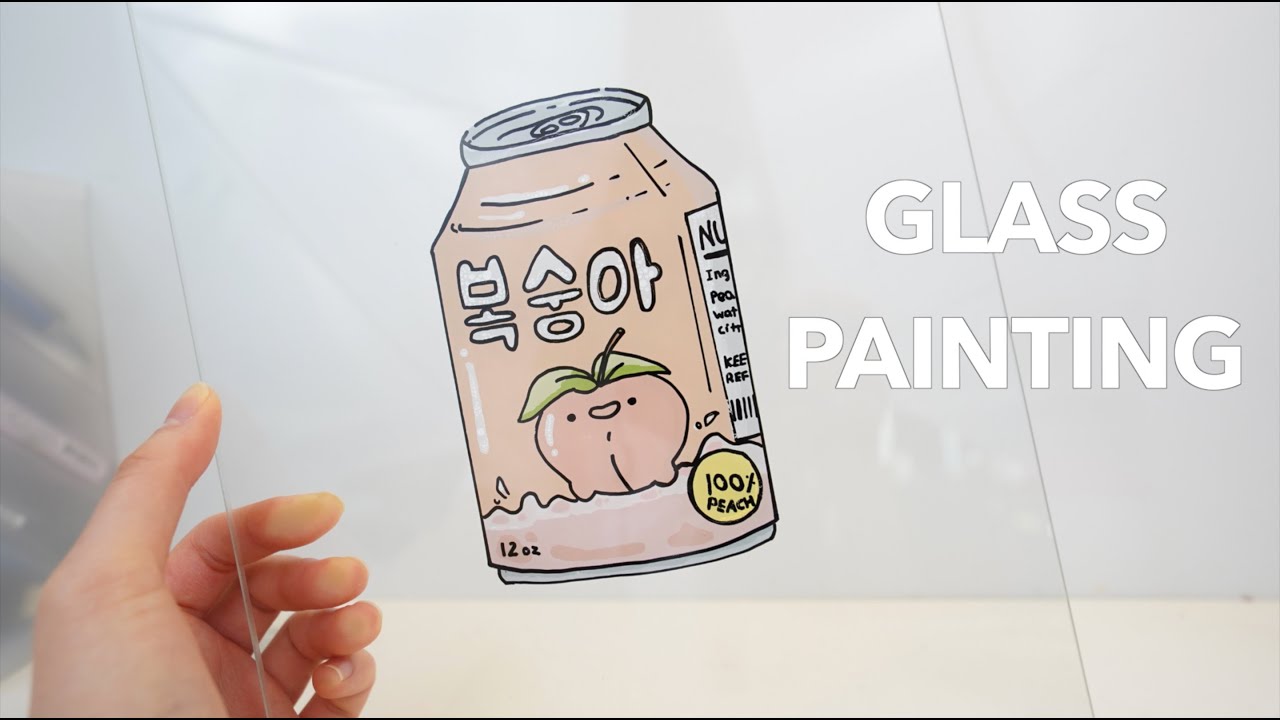 I Try Glass Painting (tutorial)