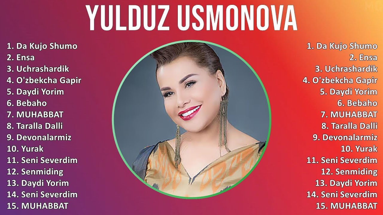 Yulduz Usmonova 2025 MIX Top Hits   Da Kujo Shumo, Ensa, Uchrashardik, O'zbekcha Gapir