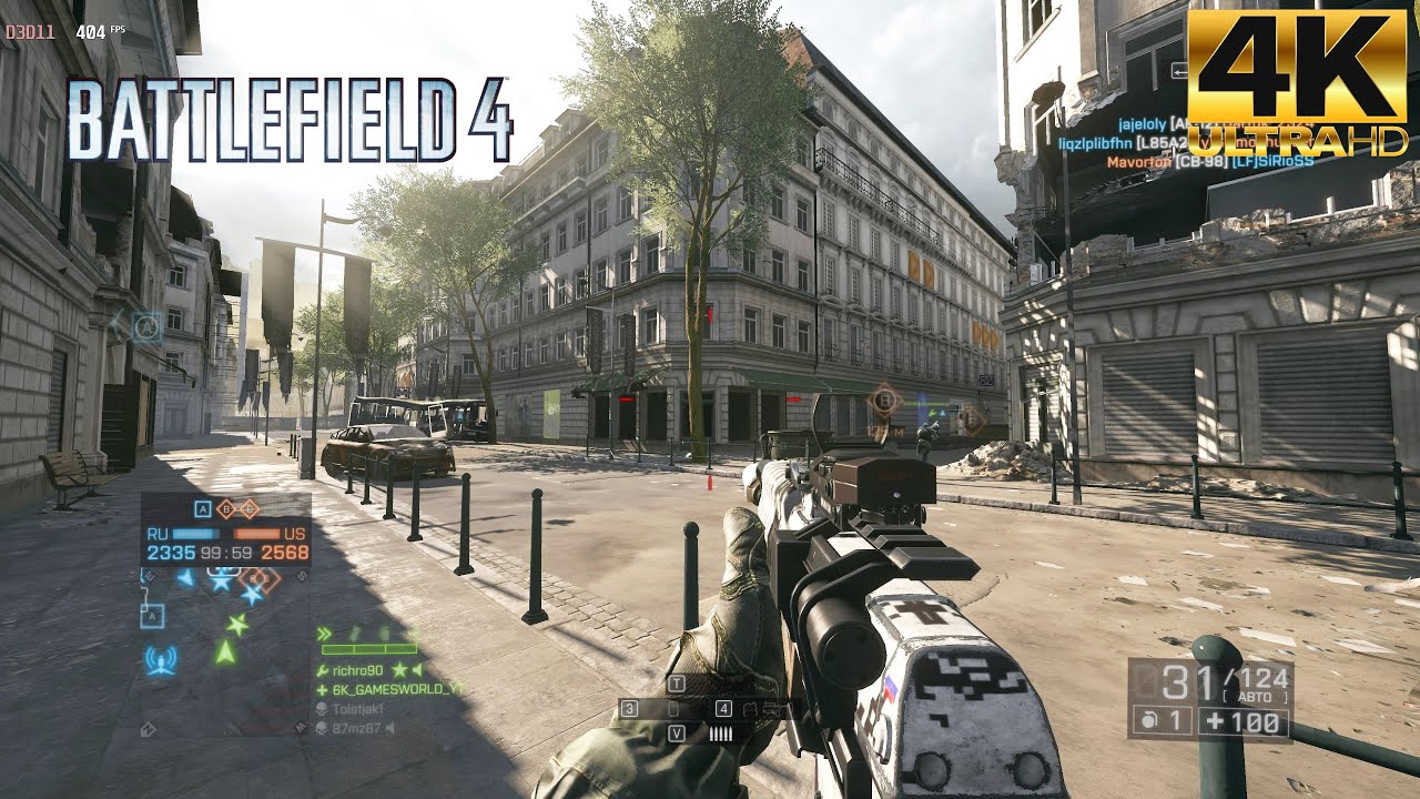 Battlefield 4 ➤ Operation Metro 2014 - Conquest Multiplayer Gameplay 4K60FPS