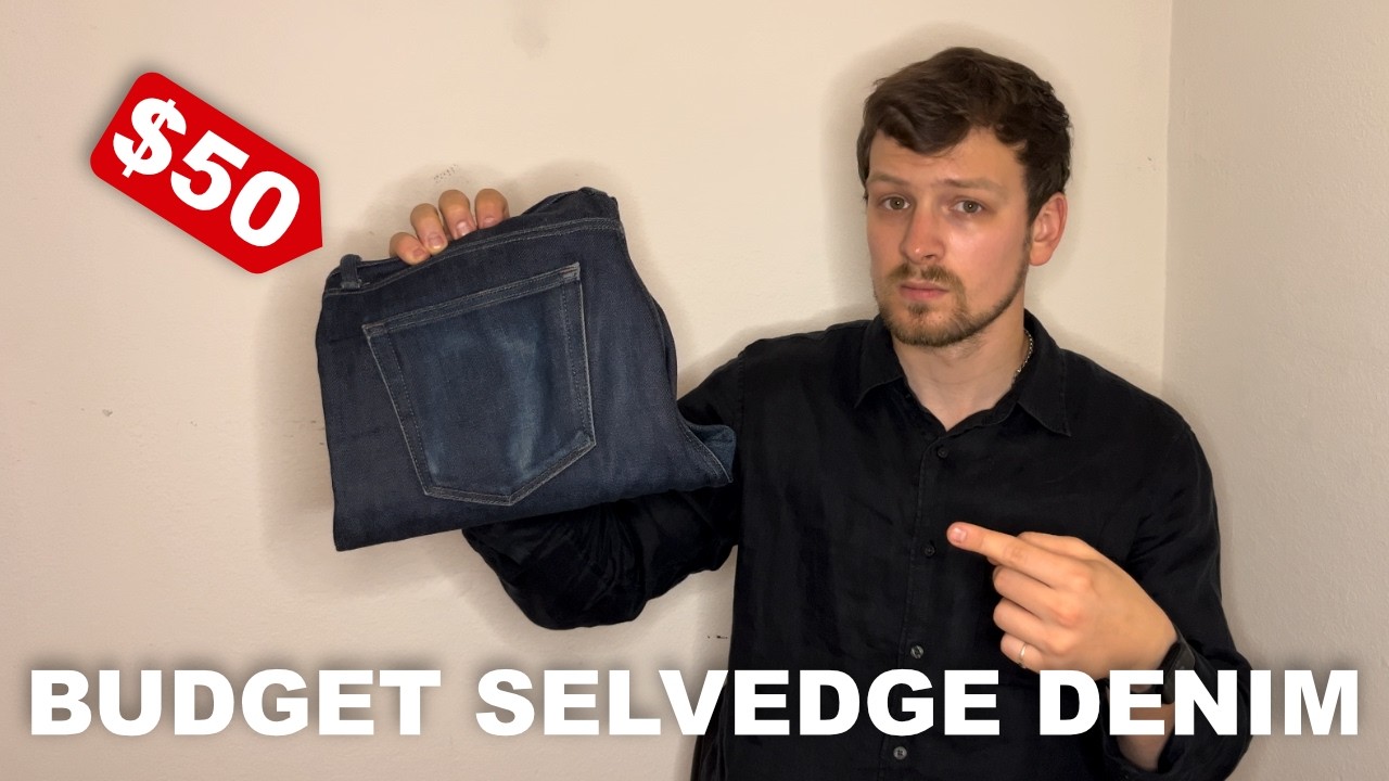 Лучшие бюджетные джинсы из денима с кромкой: джинсы Uniqlo Stretch Selvedge Denim