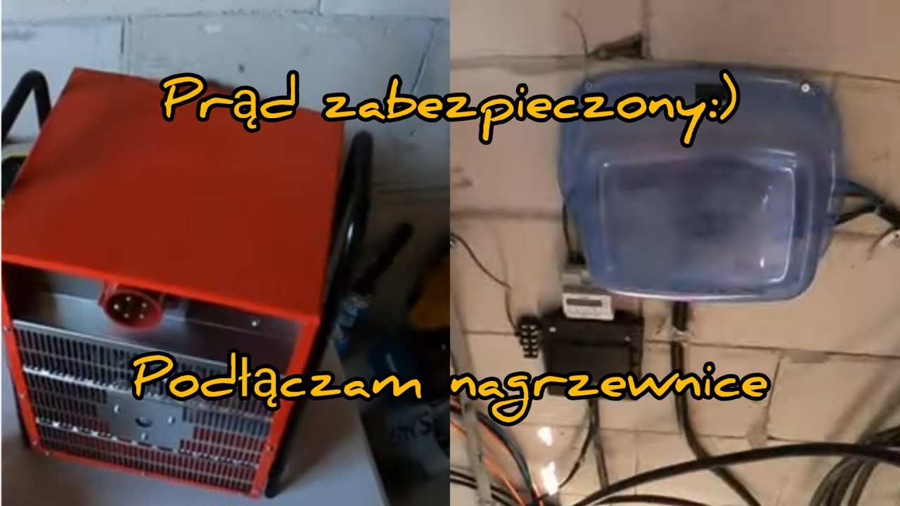 Budowa domu*263-Prąd podłączony-Nagrzewnica 9kW