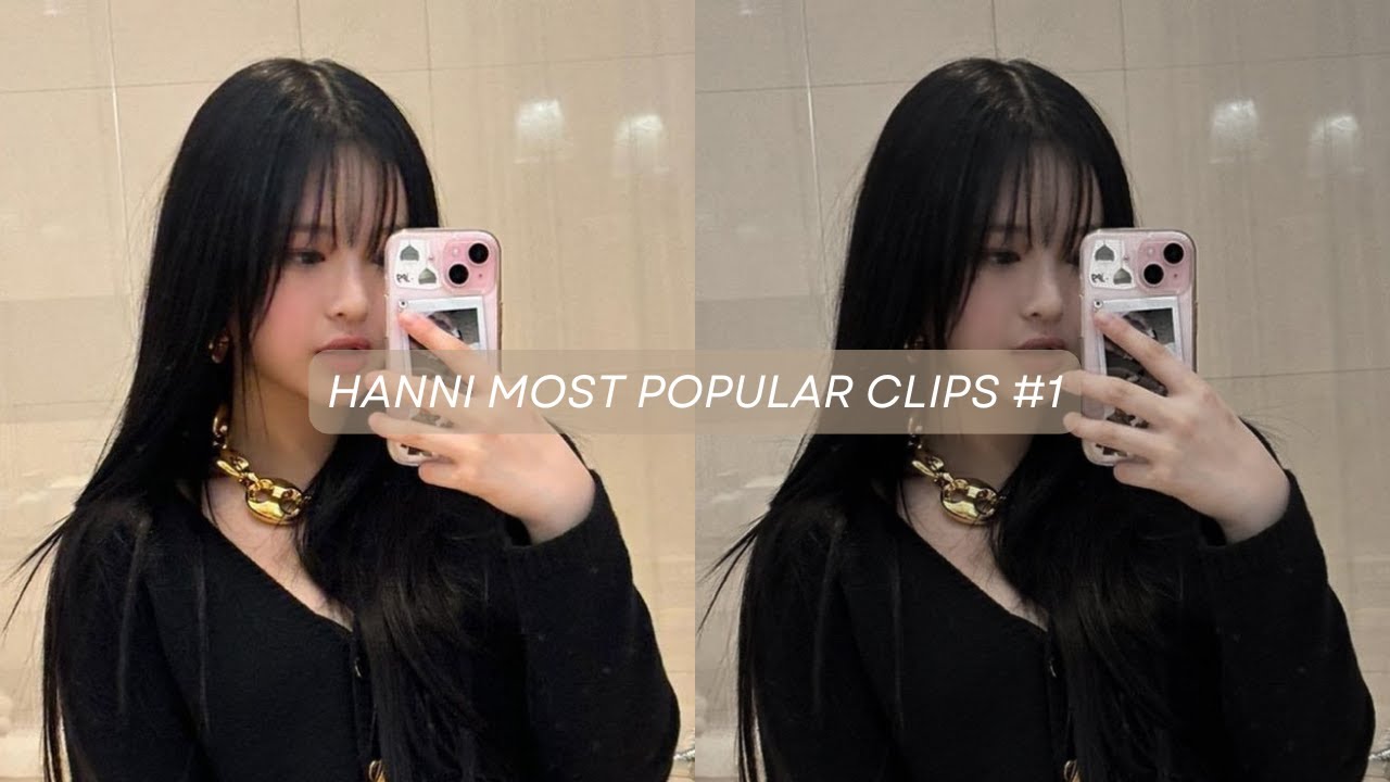 HANNI MOST POPULAR CLIPS FOR EDITS #1 (non-twixtor version) + mega link | sophi⁷