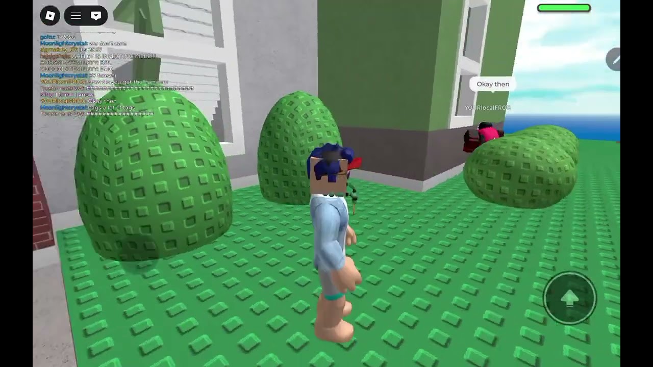 Natural disaster survival gameplay with commentary 