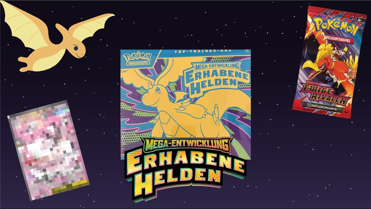 Wir öffnen Erhabene Helden und Ewige Rivalen für das #godpack #pokemoncards