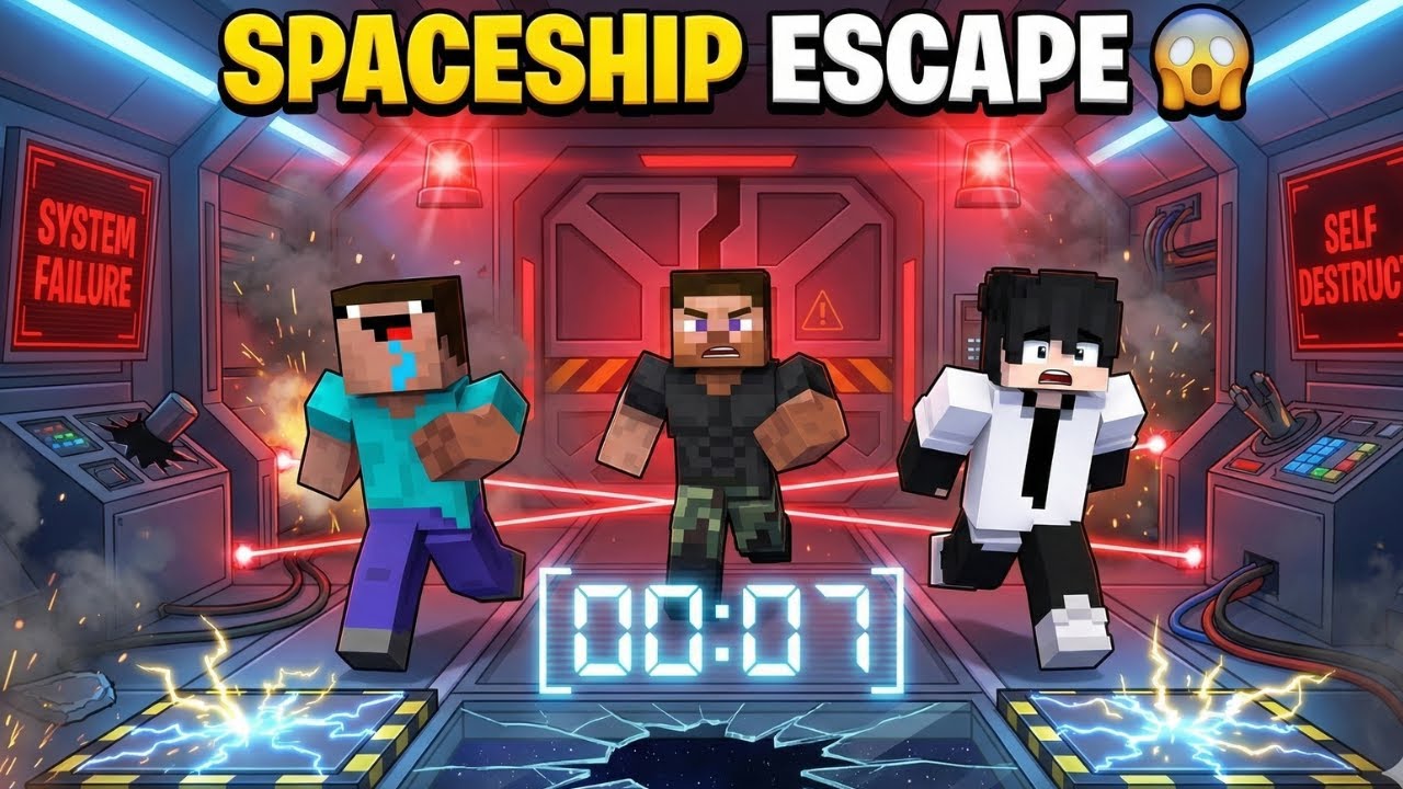 🔥 ESCAPING SPACESHIP IN ROBLOX! 🚀😱