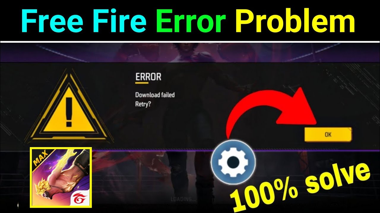 error download failed retry | free fire not opening today  | free fire error download failed retry