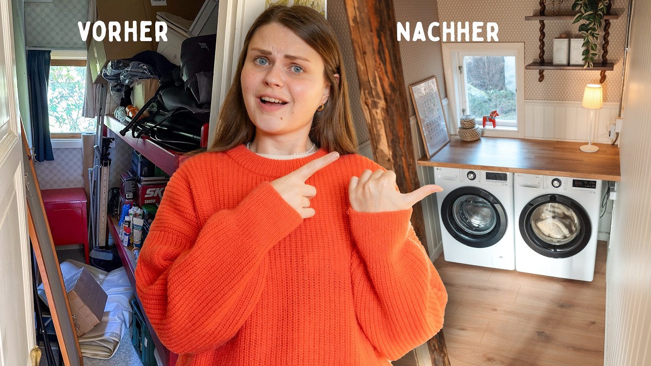 Vom MÜLLZIMMER zum WÄSCHE(T)RAUM im Schwedenhaus 🏡🇸🇪