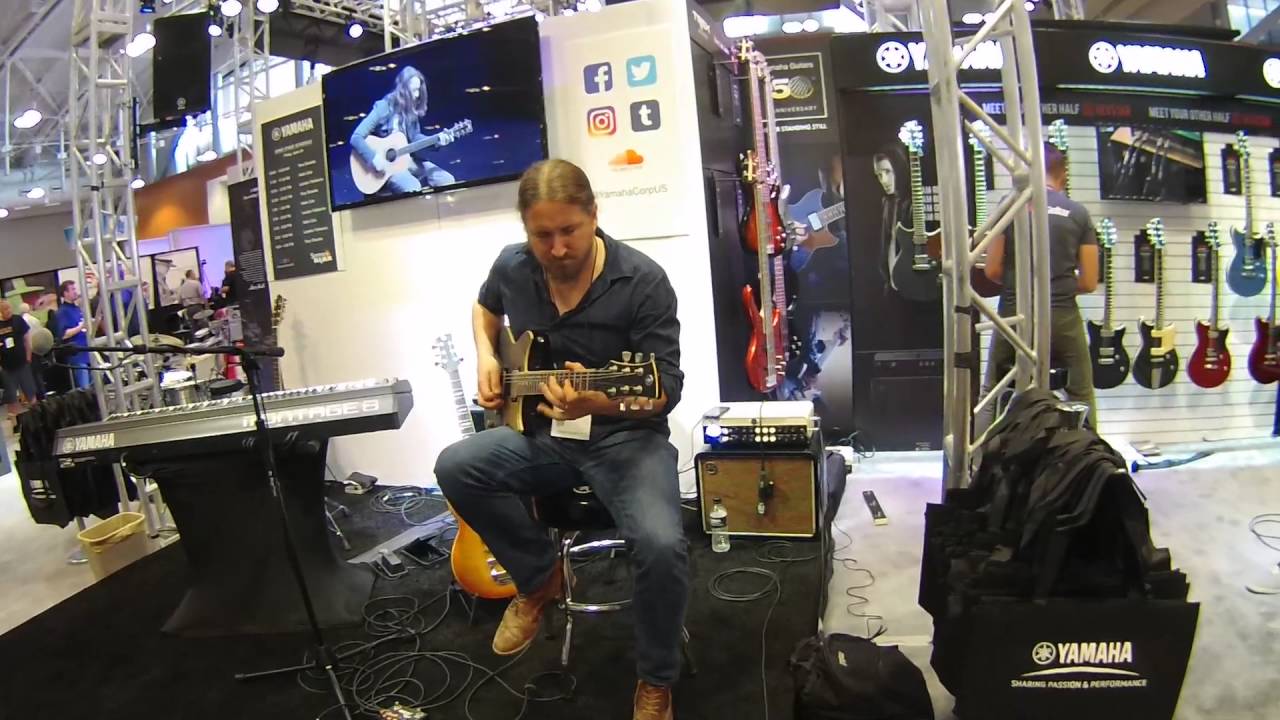 Summer NAMM 2016 - Landon Fishburne plays Yamaha Revstar and THR