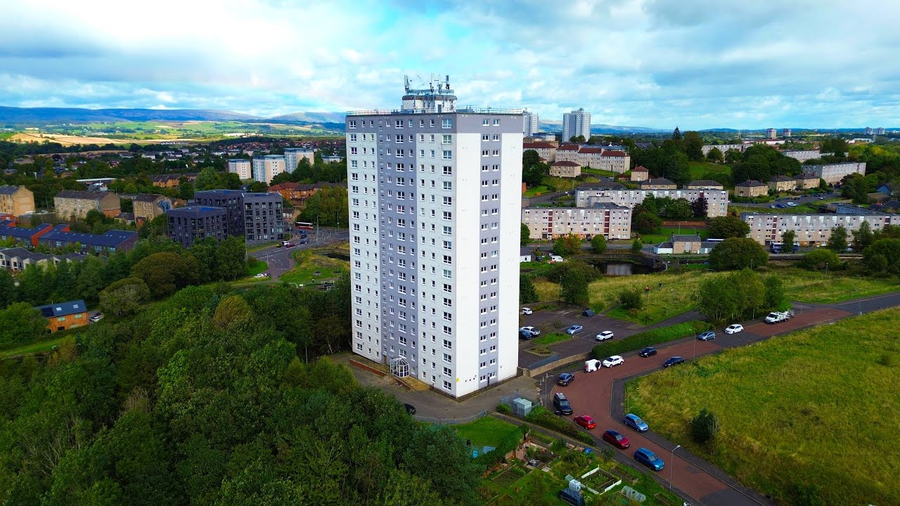 Still Game filming locations...DJI Mini 3 4K Drone.