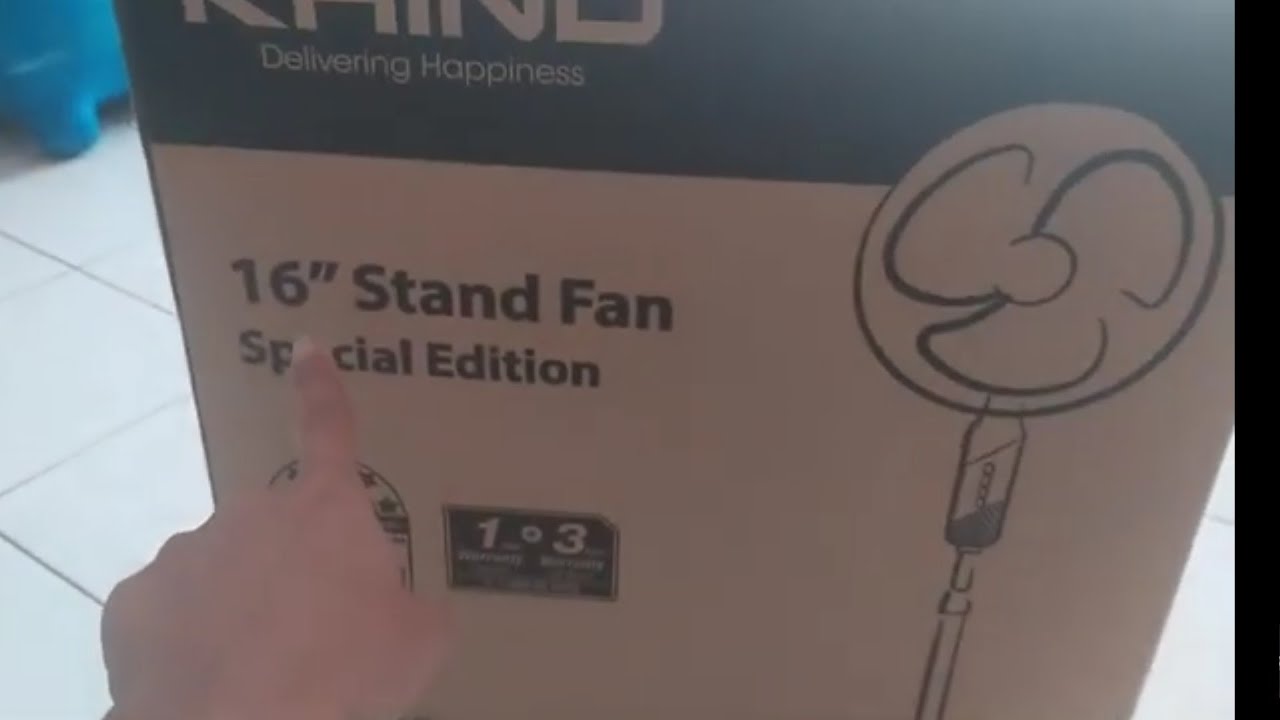 How to assemble a Khind Stand Fan !
