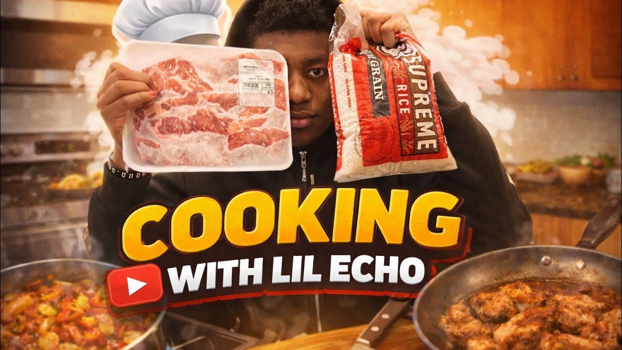 Cooking with lil echo|steak&fried 🍚 