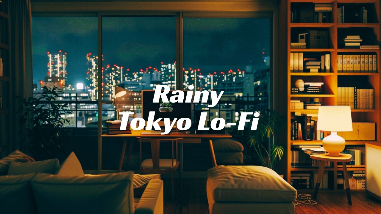 Lo-fi Beats for Focused Work | Rainy Tokyo Night